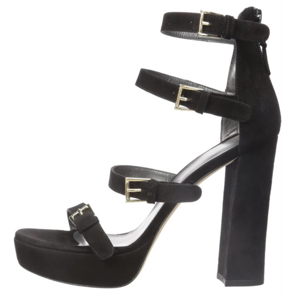 Stuart Weitzman Four Bucks Strappy Platform Sandals Size 8.5
